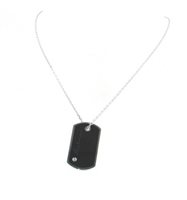 Collana Salvini Uomo Code in Oro bianco Diamante 0.01 Ct 20022890 - 20022890